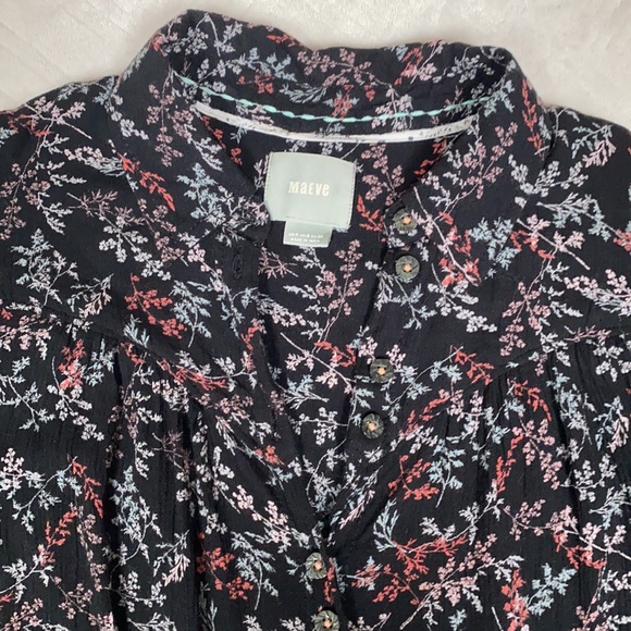 ✨Anthropologie Maeve Floral Blouse✨ - Picture 3 of 8